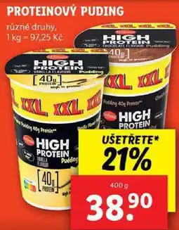 Lidl PROTEINOVÝ PUDING, 400 g nabídka