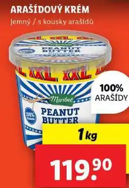 Lidl ARAŠÍDOVÝ KRÉM, 1 kg nabídka