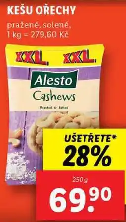 Lidl KEŠU OŘECHY, 250 g nabídka