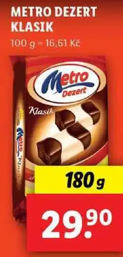 Lidl METRO DEZERT KLASIK, 180 g nabídka