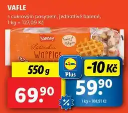 Lidl VAFLE, 550 g nabídka