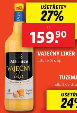 Lidl VAJEČNÝ LIKÉR, 1 l nabídka