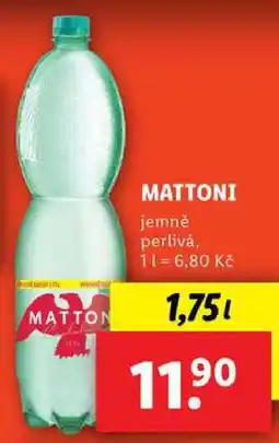 Lidl MATTONI, 1,75 l nabídka