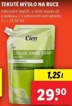 Lidl TEKUTÉ MÝDLO NA RUCE, 1,25 l nabídka