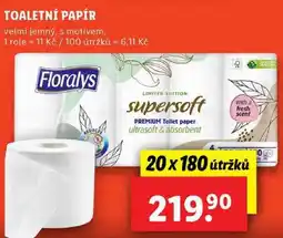 Lidl TOALETNÍ PAPÍR, 20x 180 útržků nabídka