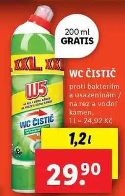 Lidl WC ČISTIČ, 1,2 l nabídka