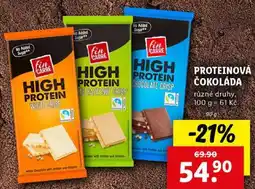Lidl PROTEINOVÁ ČOKOLÁDA, 90 g nabídka
