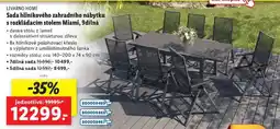 Lidl Sada hliníkového zahradního nábytku s rozkládacím stolem Miami, 9dílná nabídka
