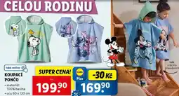 Lidl KOUPACÍ PONČO nabídka