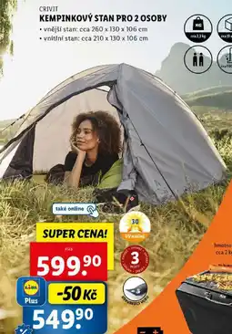 Lidl KEMPINKOVÝ STAN PRO 2 OSOBY nabídka