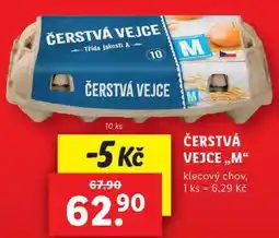 Lidl ČERSTVÁ VEJCE ,,M klecový chov, 10 ks nabídka