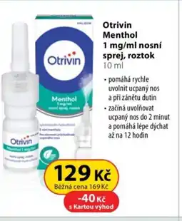 Dr. Max Otrivin Menthol nosní sprej, roztok nabídka