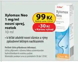 Xylomax Neo nosní sprej, roztok
