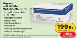 Magnesii lactici 0,5 tbl. Medicamenta