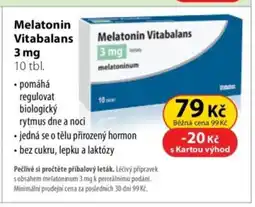 Dr. Max Melatonin Vitabalans nabídka