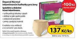 Dr. Max Depend Normal inkontinenční kalhotky pro ženy nabídka