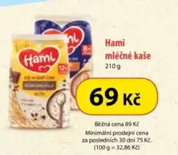 Dr. Max Hami mléčné kaše nabídka