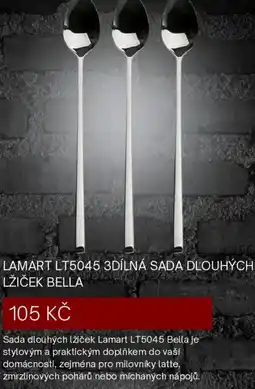 4home Lamart lt5045 3dílná sada dlouhých Lžiček Bella nabídka