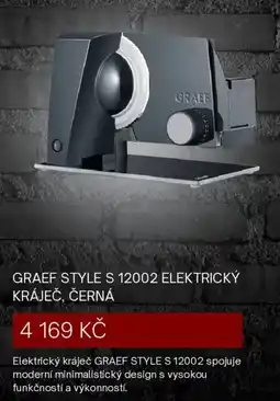 4home Graef style S 12002 Elektrický kráječ, černá nabídka