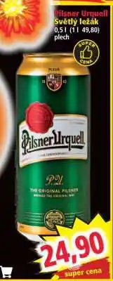 Norma Pilsner Urquell nabídka
