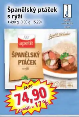 Norma Španělský ptáček s rýží nabídka