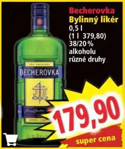 Norma Becherovka nabídka