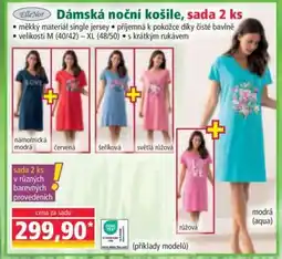 Norma Dámská noční košile, sada 2 ks nabídka