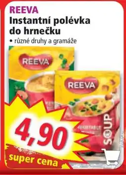 Norma REEVA Instantní polévka do hrnečku nabídka