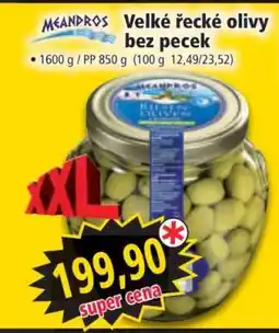 Norma Velké řecké olivy bez pecek nabídka