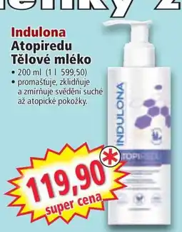 Norma Indulona Atopiredu Tělové mléko nabídka