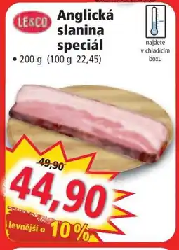 Norma Anglická slanina speciál nabídka