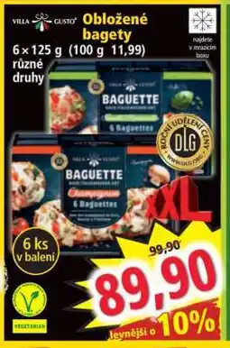 Norma Obložené bagety nabídka