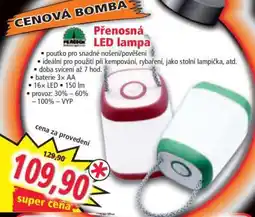 Norma Přenosná LED lampa nabídka
