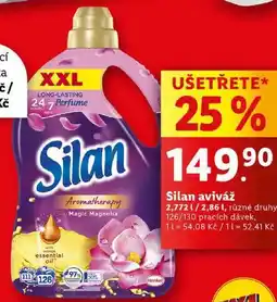 Lidl Silan aviváž 2,772 l/2,86 l, 126/130 pracích dávek nabídka