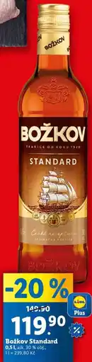 Lidl Božkov Standard, 0,5 l nabídka