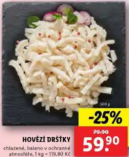 Lidl HOVĚZÍ DRŠŤKY, 500 g nabídka