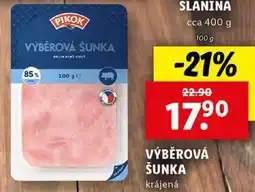 Lidl VÝBĚROVÁ ŠUNKA, 100 g nabídka