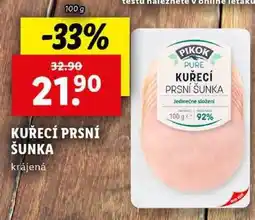 Lidl KUŘECÍ PRSNÍ ŠUNKA, 100 g nabídka
