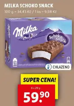 Lidl MILKA SCHOKO SNACK, 6x 29 g nabídka