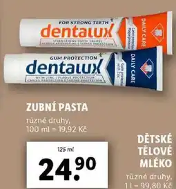 Lidl ZUBNÍ PASTA, 125 ml nabídka