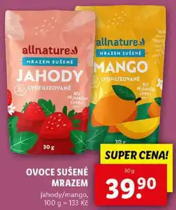Lidl OVOCE SUŠENÉ MRAZEM, 30 g nabídka