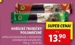 Lidl HOŘICKÉ TRUBIČKY POLOMÁČENÉ, 42 g nabídka