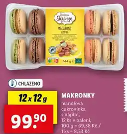 Lidl MAKRONKY, 12x 12 g nabídka