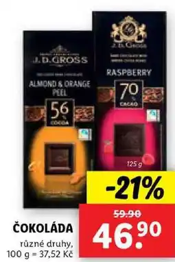 Lidl ČOKOLÁDA, 125 g nabídka