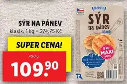 Lidl SÝR NA PÁNEV, 400 g nabídka