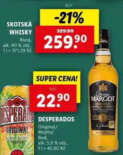 Lidl SKOTSKÁ WHISKY, 0,7 l nabídka