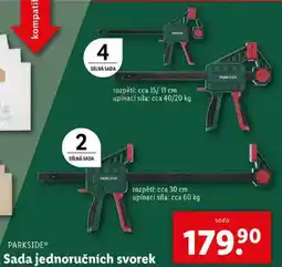 Lidl Sada jednoručních svorek nabídka