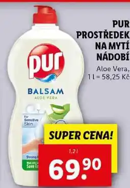 Lidl PUR PROSTŘEDEK NA MYTÍ NÁDOBÍ, 1,2 l nabídka