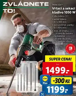 Lidl Vrtací a sekací kladivo 1050 W nabídka