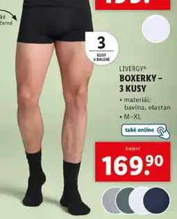 Lidl BOXERKY - 3 KUSY nabídka